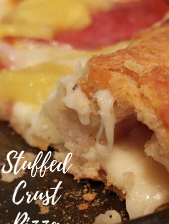 Stuffed crust pizza