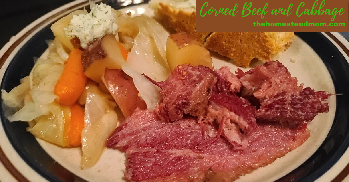 Slow Cooker Corned Beef and Cabbage - The Homestead Mom